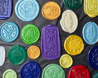 Botanical Themed Wax Seal Mystery Surprise Selection