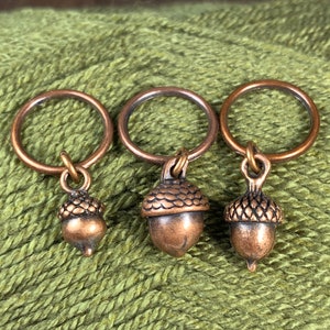 WiccaPagan Theme Stitch Marker Set or Key Ring