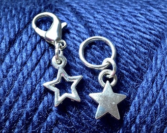 WiccaPagan Theme Stitch Marker Set or Key Ring