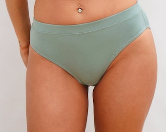 Green Organic Cotton Briefs - Organic Cotton Underwear