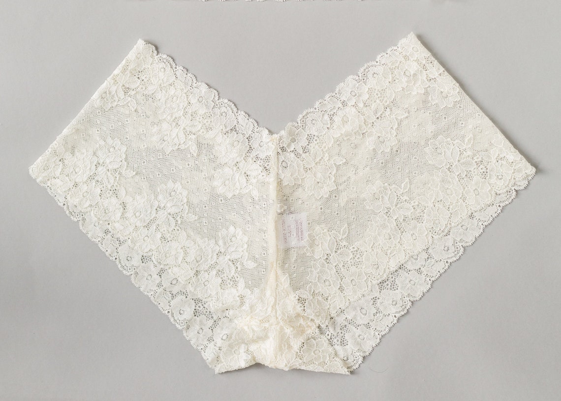 Elderflower Cream Lace Knickers Lingerie French Knickers Etsy