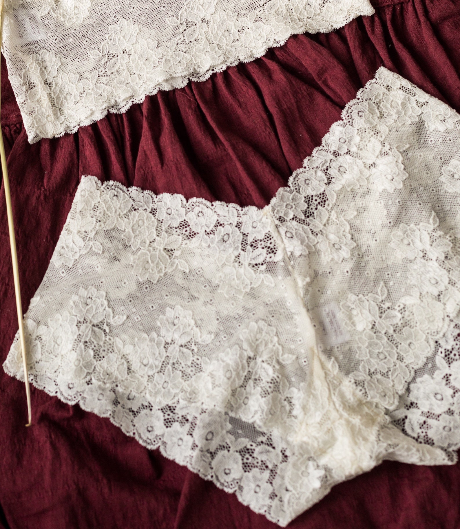 Elderflower Cream Lace Knickers Lingerie French Knickers Etsy