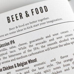 Beer Log the orginal Personalized Beer Tasting Journal Color Reference, Tasting Guide, World Map to Pin Your Beers, Proper Beer Glassware image 6