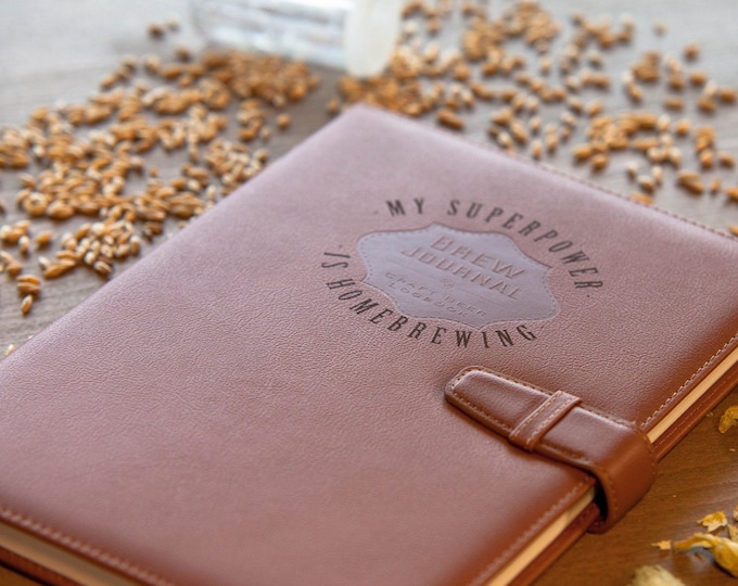 Personalized Brew Journal – Craft Beer Recipe Logbook