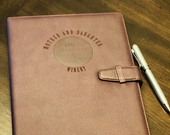Wine Recipe Journal –Leather Logbook for Winemakers