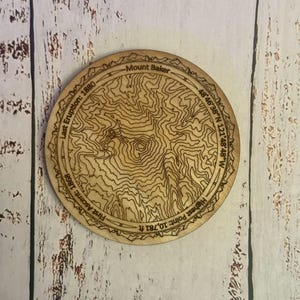 COLORADO -&gt;Wooden Coasters | Longs Peak, Mt Gunnison, Uncompahgre Peak & Wetterhorn Peak. All coasters are handmade in the USA