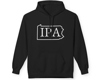 IPA Pennsylvania Outline Hoodie | State Beer Logo Pullover