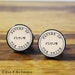 Father of the Bride Personalized wedding cufflinks - A personalised gift for your wedding day (stainless steel cufflinks) 