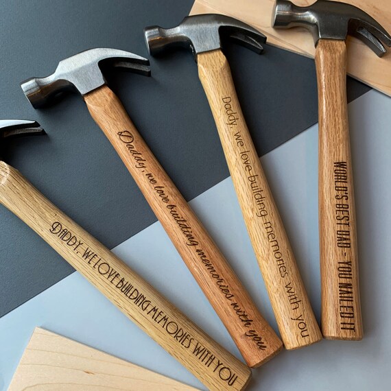 Download We Love Building Memories With You Classic Font Father S Day Gift For Dad Or Grandpa Personalised Hammer Fastening Attaching Tools
