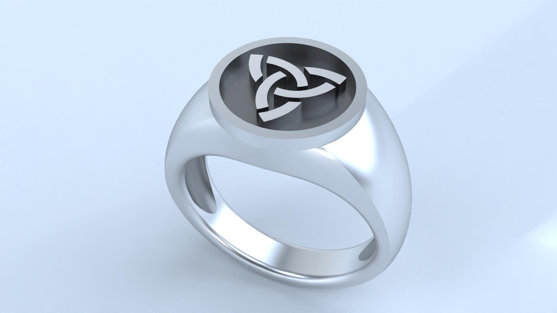 Infinity Signet Ring Infinity Signet Ring Digital 3D Files | R09 - Etsy
