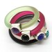 Colorful Stack Ring Silver and Colorful Rubber Ring With a - Etsy
