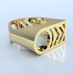 Bold Geometric Ring Digital 3D Files | r05