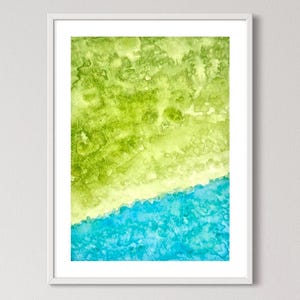 ORIGINAL Watercolour Abstract Artwork - Hand painted artwork #510 - Wall art, A4 size