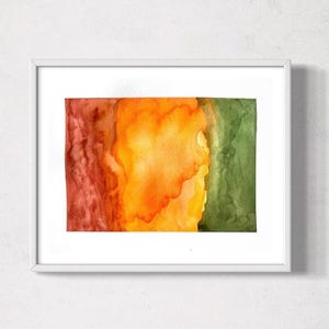 ORIGINAL Watercolour Abstract Artwork #501 - Hand painted artwork - Wall art, A4 size