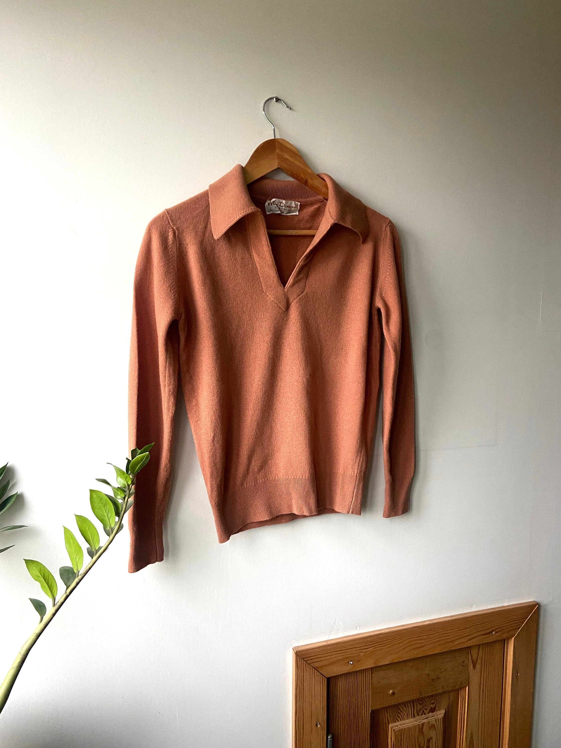 Vintage MAC DOUGALL Lambswool V-neck Sweater Jumper, Made in 