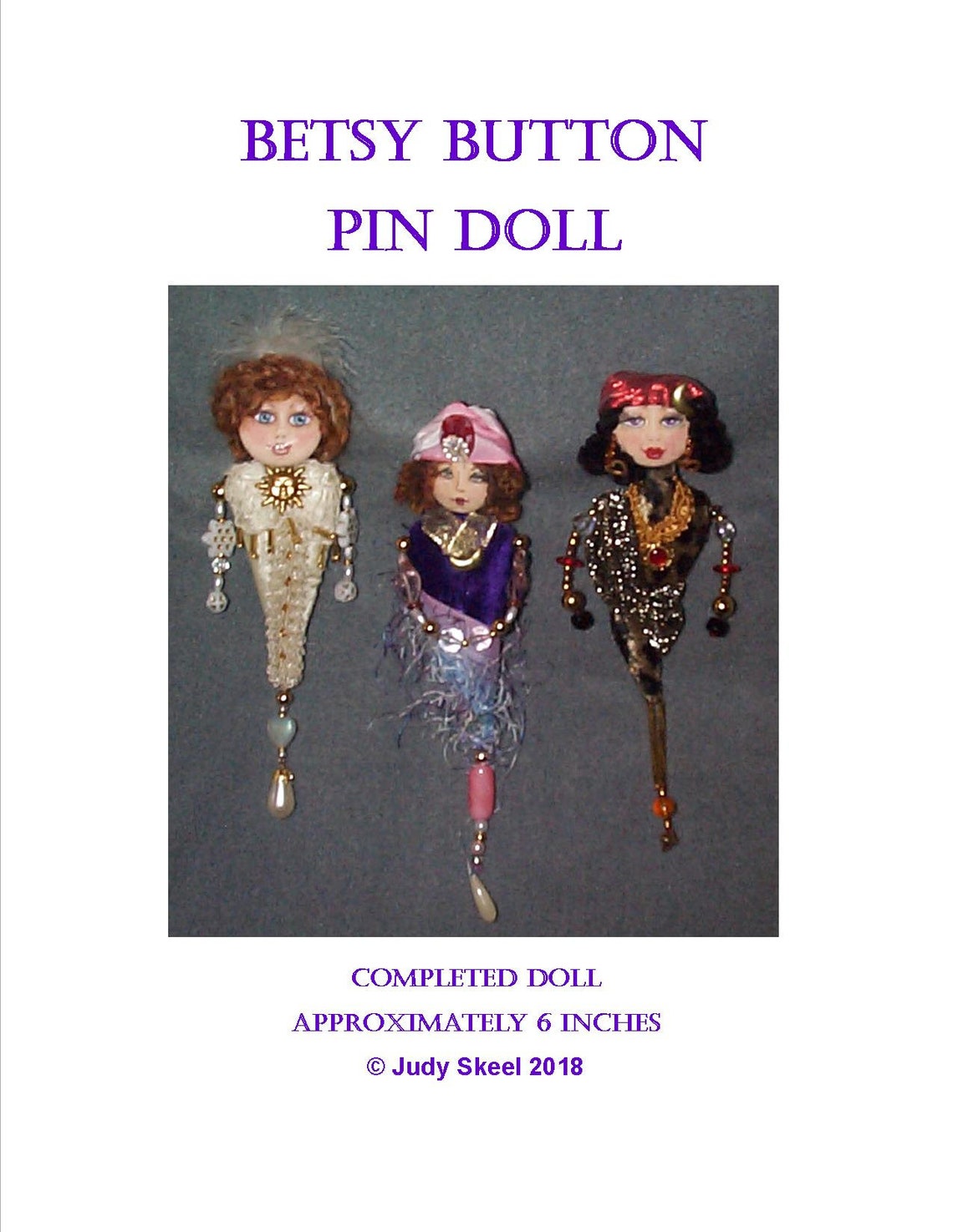 Betsy Button Pin Doll Pattern - Etsy