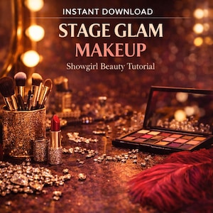 Zelfstudie stage glamour make-up, pdf | Cursus Drag & Showgirls