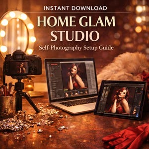 Home Glam Studio Setup Guide PDF | Self Photography Tutorial