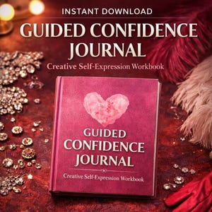 Guided Confidence Journal Workbook | Self Love & Creativity Book