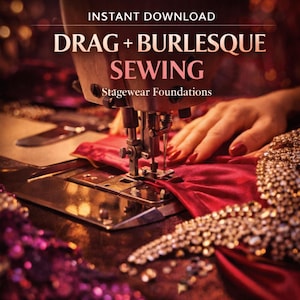 Naaipatronenset DIY Drag & Burlesque kostuum pdf