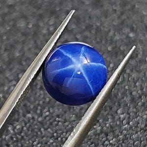 Star Sapphire Round Cabochon Smooth Polished Surface Round Star Sapphire Cabochon Flat Back Multiple Sizes to Choose C16M