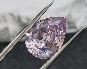 Klasse AAA Hellrosa Zirkonia Birnenförmige Edelstein Teardrop Cut Zirkonia Mehrere Größen zur Auswahl C70Z