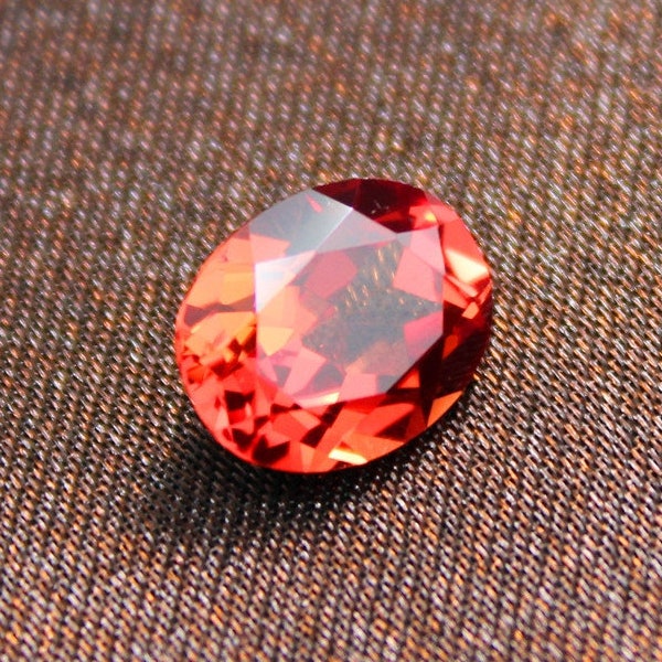 Spessartine Oval Faceted Gemstone Egg Shape Spessartite Garnet 6 Sizes to Choose C03P