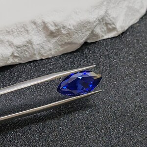 Sapphire Marquise Cut Gemstone Faceted Sapphire Gem Multiple Sizes to Choose C83S image 7