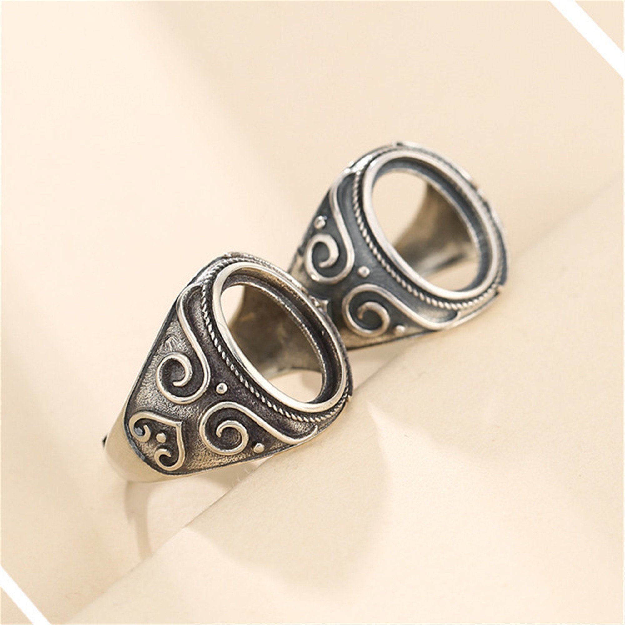 Ring Blank for 10x14mm/12x15mm/12x16mm/13x16mm/16x19mm/17x22mm Etsy