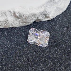 Grade AAA Cubic Zirconia Rectangle Faceted Gemstone Radiant Cut Cubic Zirconia Multiple Sizes to Choose C18Z image 2