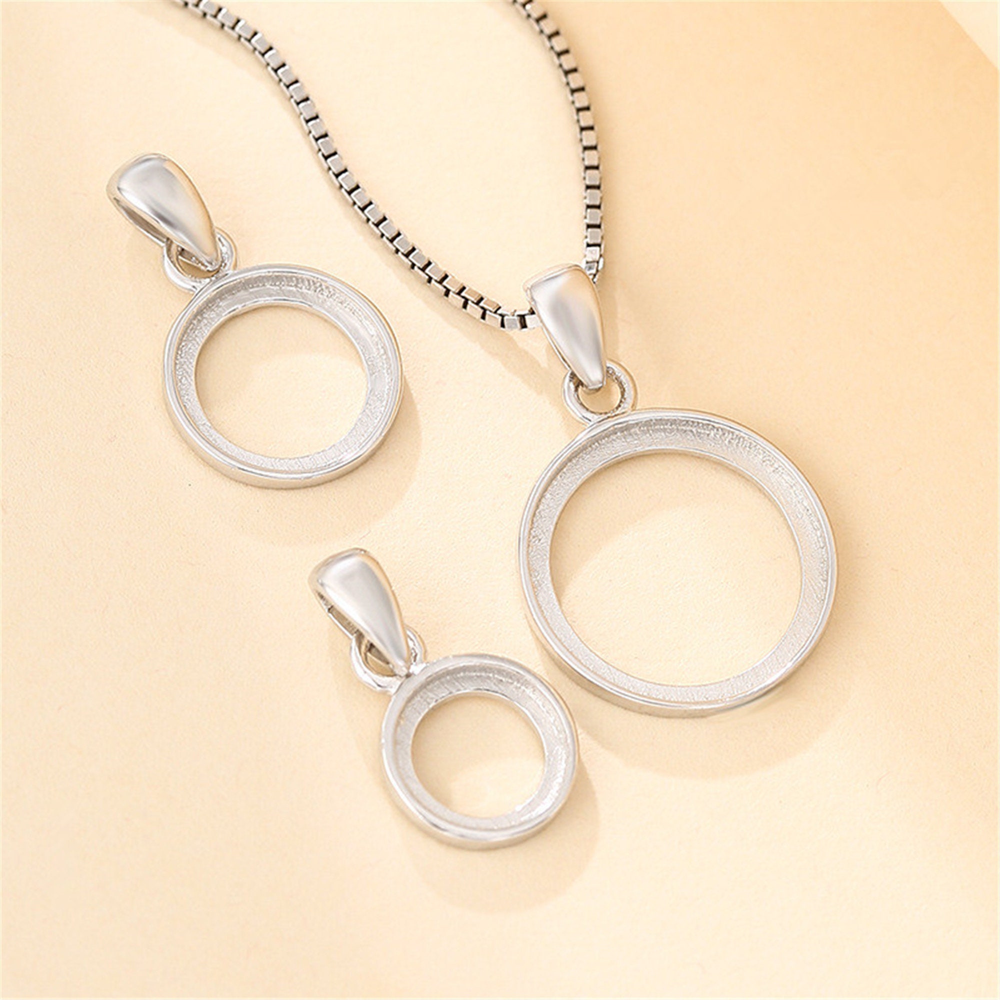 2pcs Pendant Blanks for 8mm/10mm/12mm/14mm/15mm/18mm/20mm Etsy