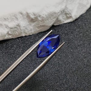 Sapphire Marquise Cut Gemstone Faceted Sapphire Gem Multiple Sizes to Choose C83S image 8