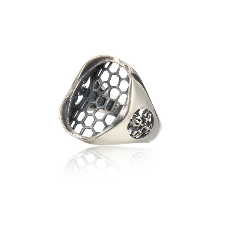 Ring Setting for 15x20mm Oval Cabochons Ring Blank Thai Sterling Silver Adjustable Band Ring Base SR0002