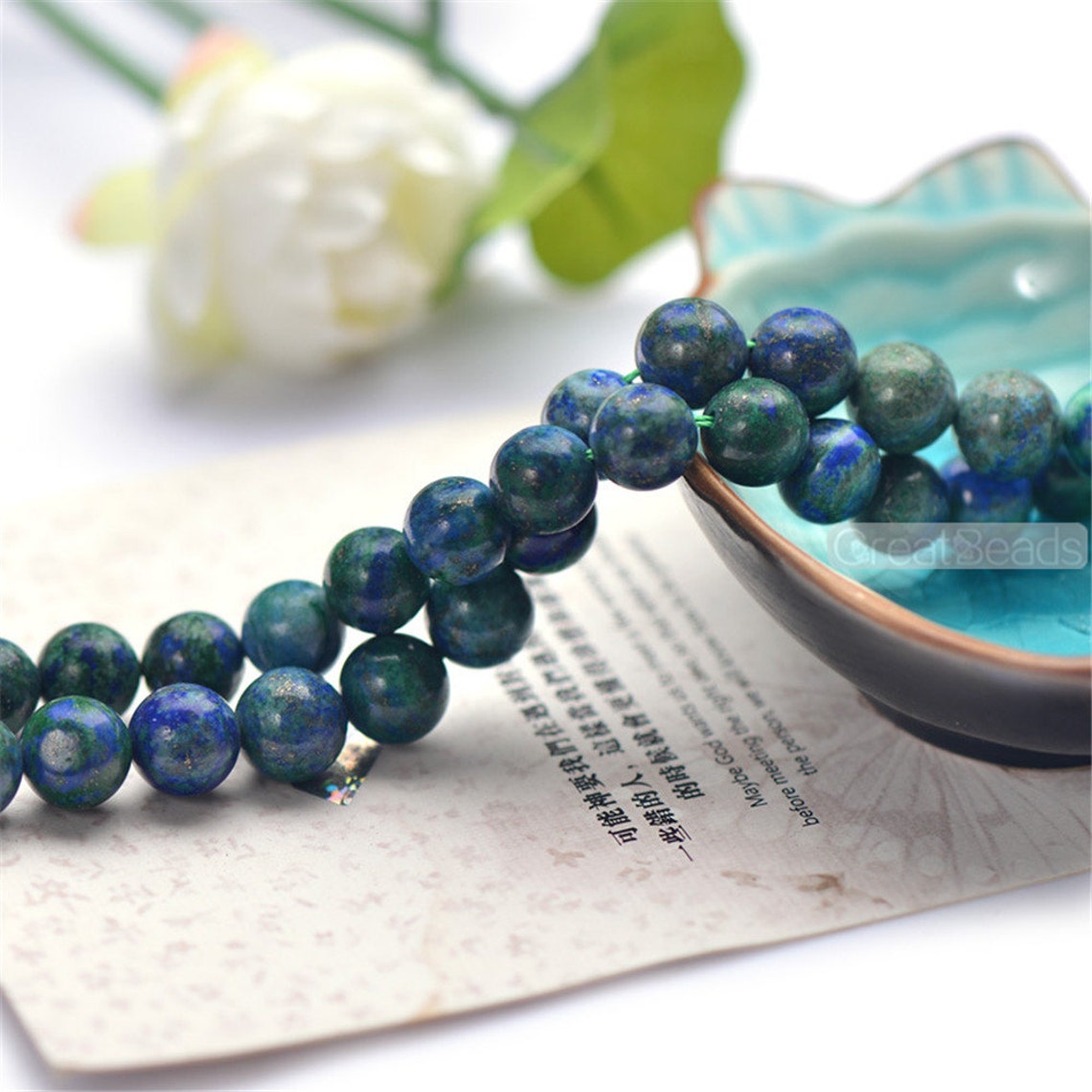 Natural Blue Green Lapis Lazuli Beads NOT Dyed 6mm-16mm Smooth - Etsy