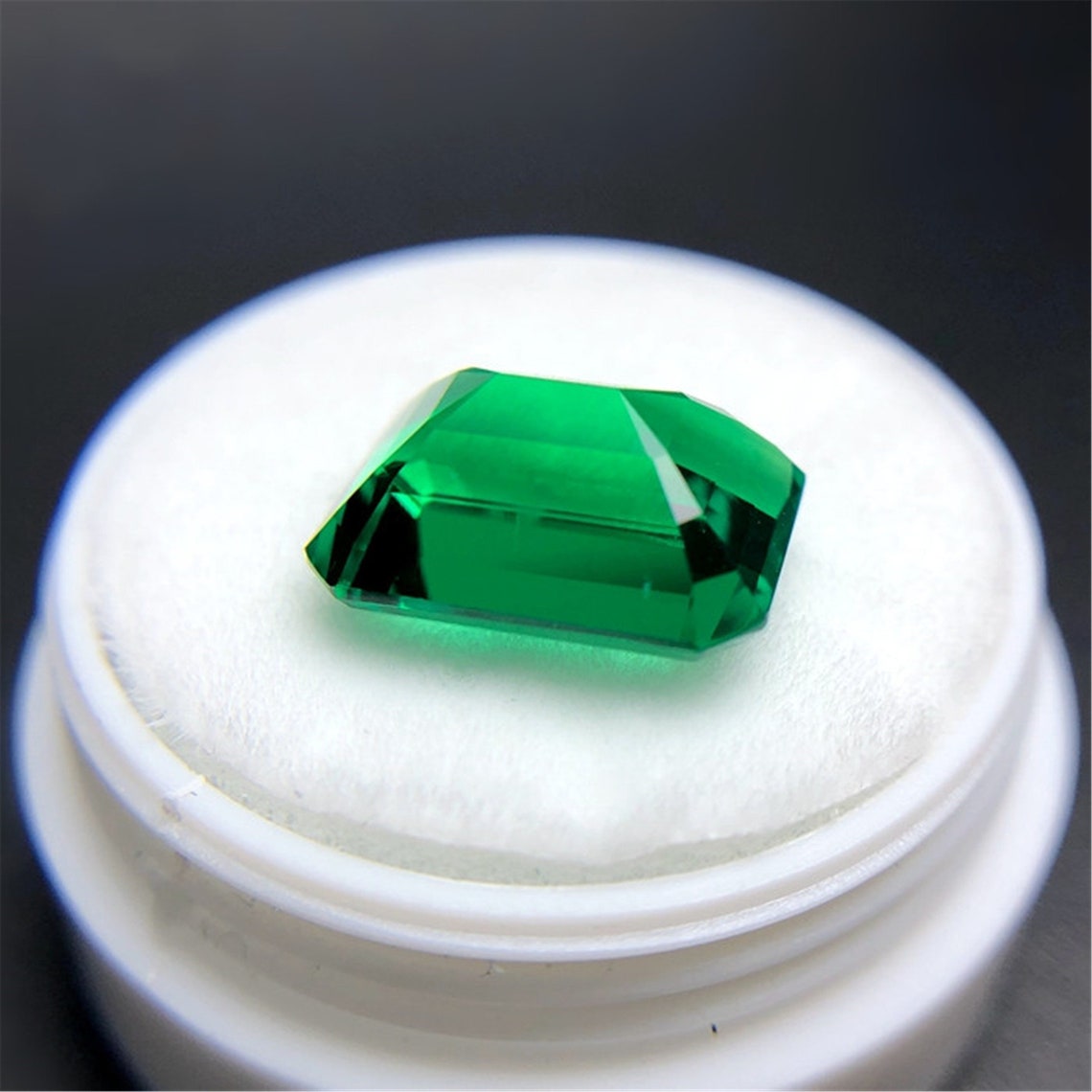 Grade AAA Cutting Emerald Rectangle Faceted Gemstone Emerald | Etsy