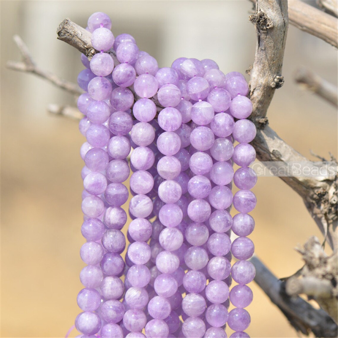 Grade AAA Natural Light Purple Jade Beads Lavender Color Jade Etsy
