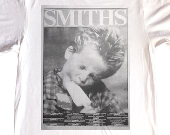 スミスのレアツアーアートポスター、100%コットンTシャツ（S-XXXL）