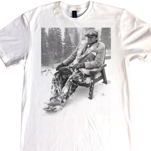 Jack Nicholson - On Set Of The Shining 1980 T-Shirt S-XXL