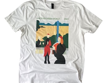 Brian Eno Another Green World On 100% Cotton T-Shirt S-XXXL