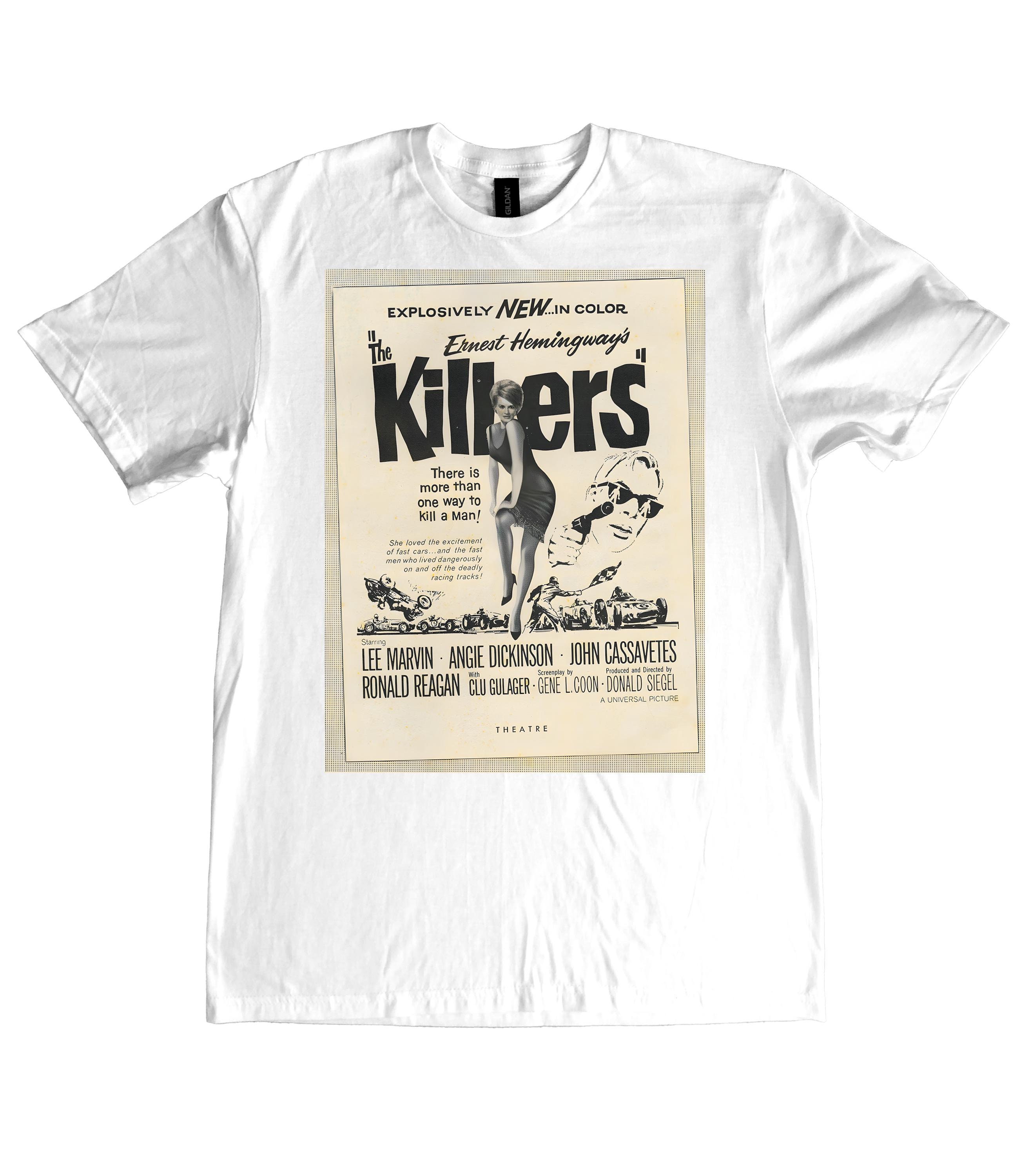 The Killers Ernest Hemmingway Film Movie Poster T-Shirt S-XXL