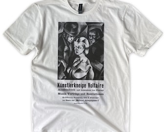 Cabaret Voltaire Poster Shirt 1916 100% cotton t-shirt