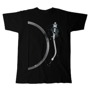 Platine vinyle 1210, plateau et bras de lecture DJ, T-shirt pour amateur de disques vinyle S-XXXL