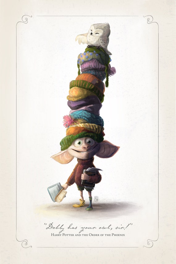 Art Poster Harry Potter - Dobby