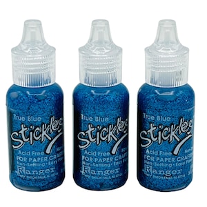 Ranger Stickles Glitter Glue in True Blue - Lot Von 3