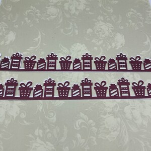 Creative Memories Gifts 30,5 cm (12 po.) Formes de bordure en papier cartonné prédécoupé, lot de 2
