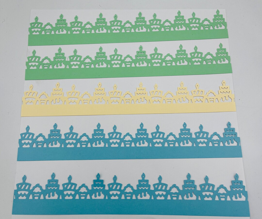 Creative Memories Cake Decorative Border Punch Cardstock Die Etsy