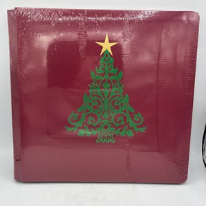 Creative Memories 12x12 Christmas Charm  Ruby Red Foiled Album Cover 2024