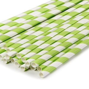 Favors--Free Editable DIY Tags PDF Perfect for Parties Lime Green Dot Paper Straws