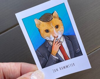 Jon Hammster Vinyl Sticker