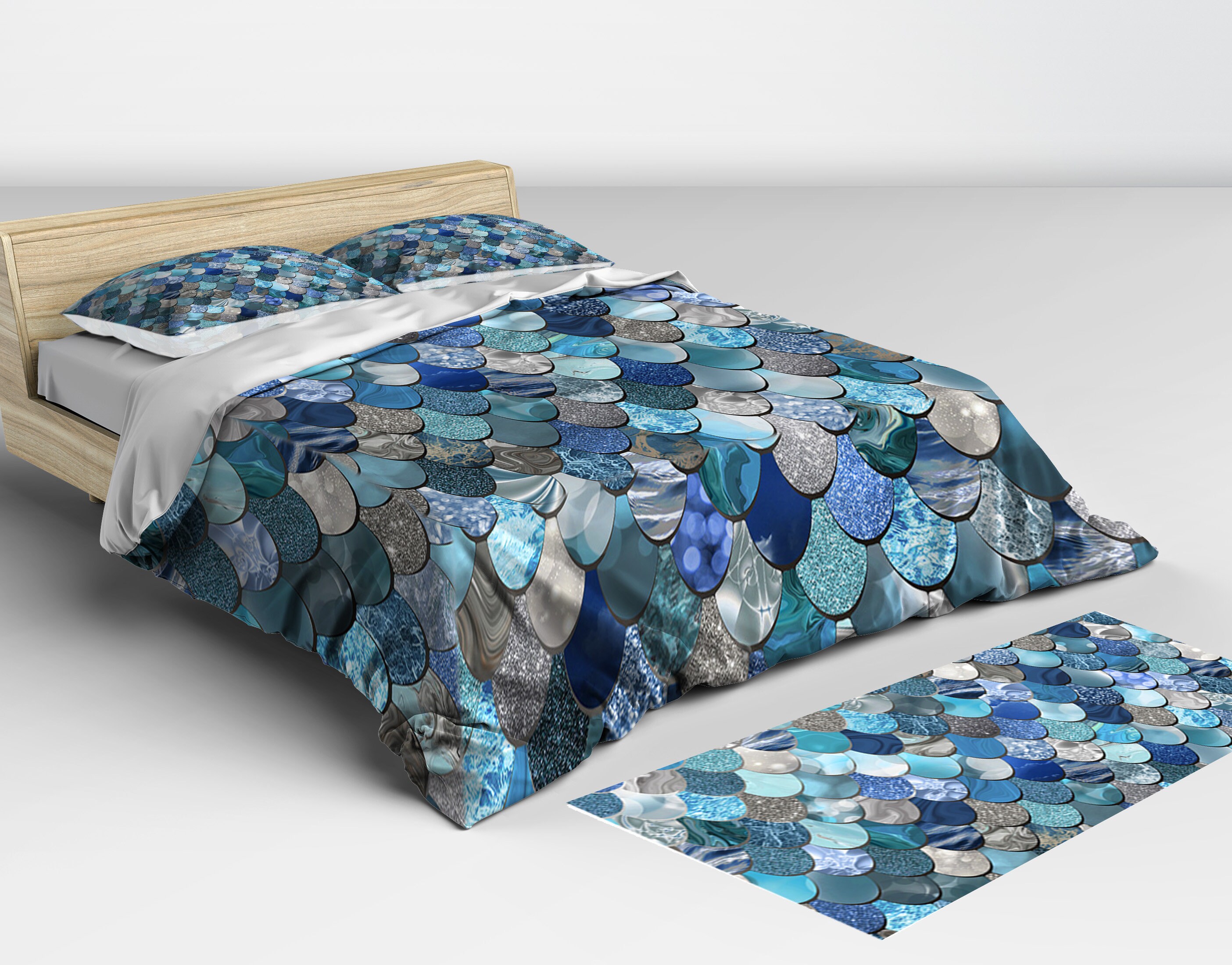 Comforter Girls Mermaid Bedding With Optional Matching 50